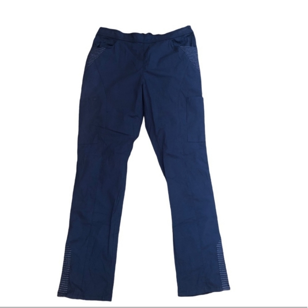 Jaanuu moto ankle zip scrub pants size M
